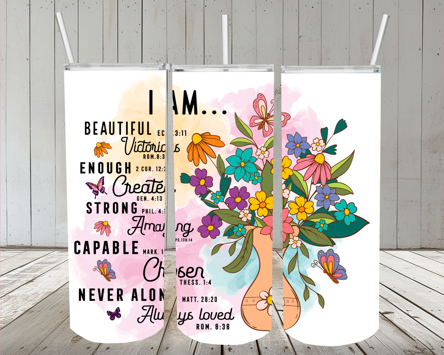 Christian 20oz Skinny Design 141