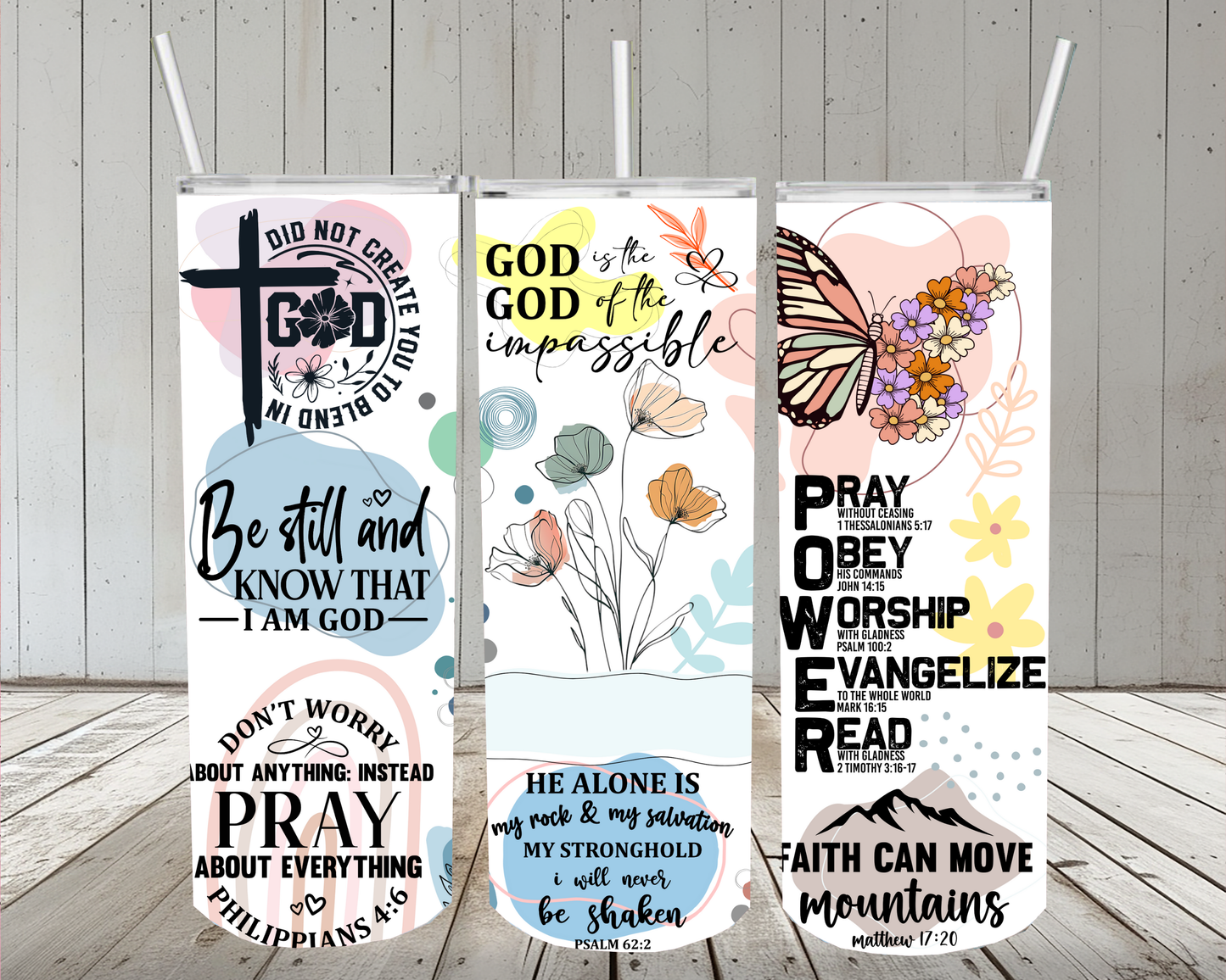 Christian 20oz Skinny Design 148