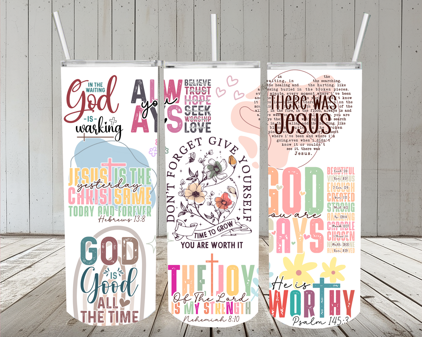 Christian 20oz Skinny Design 150