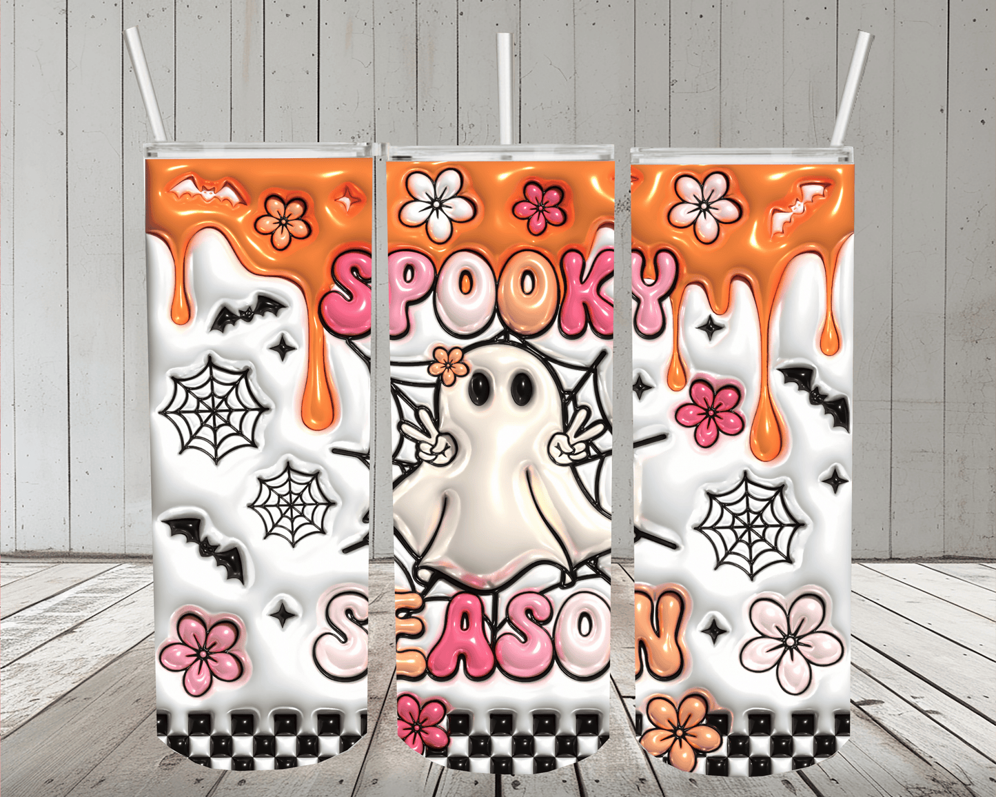 Halloween 20oz Skinny Tumbler or Design