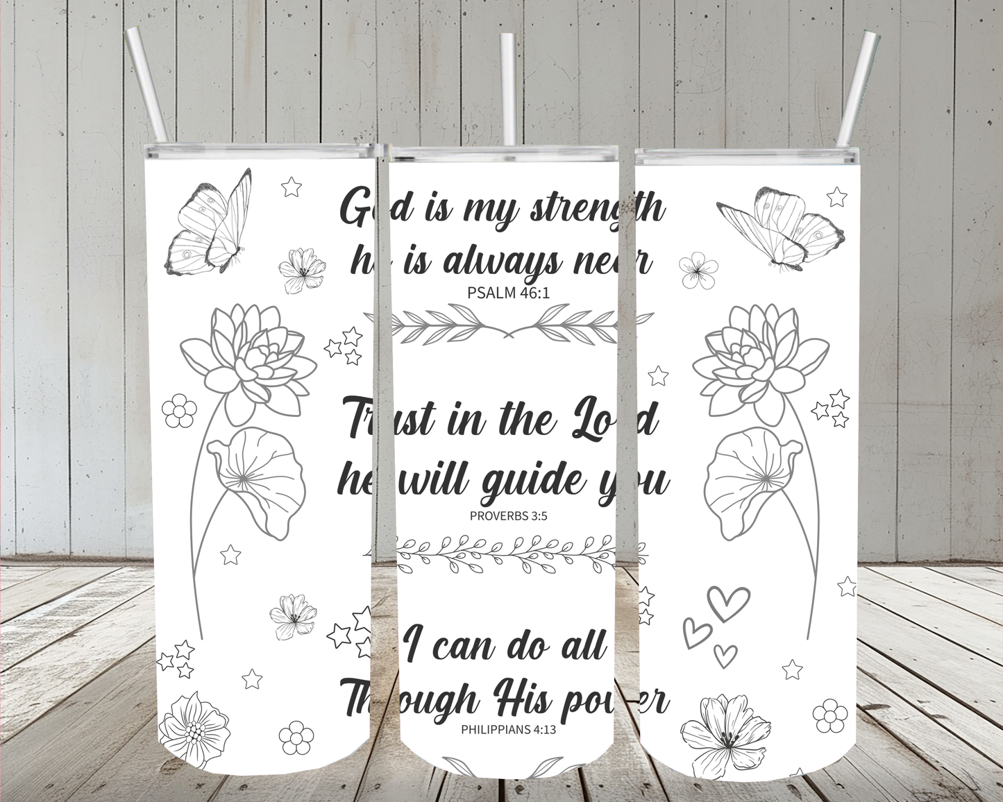 Christian 20oz Skinny Design 28