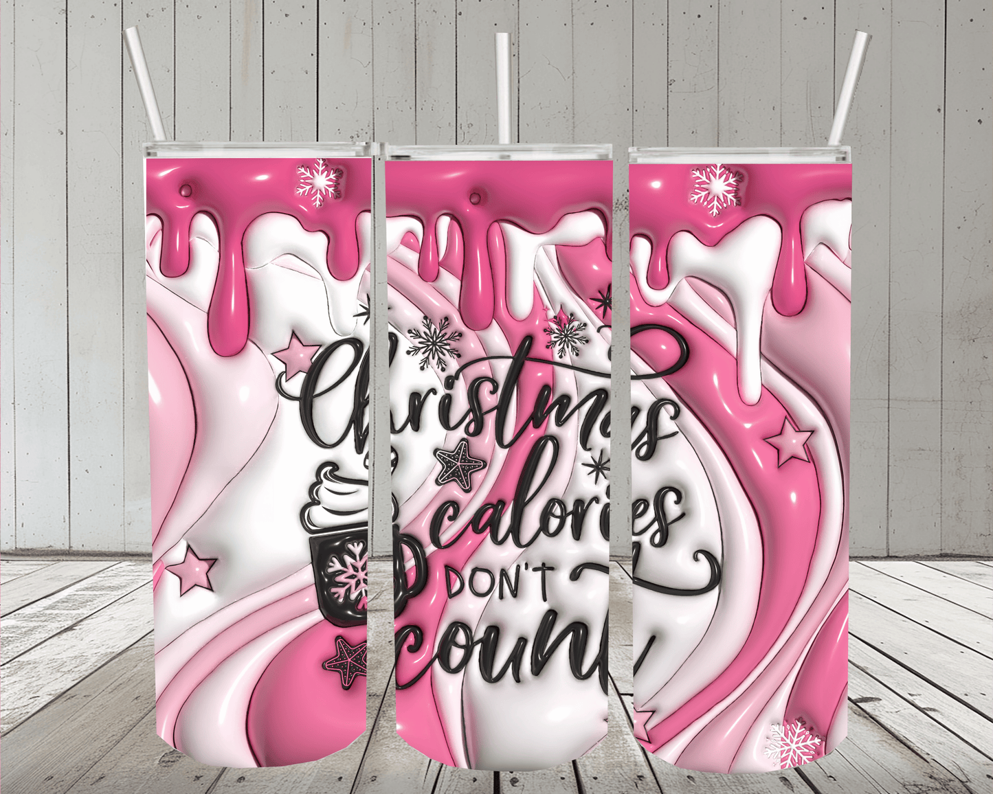 Christmas 20oz Skinny Tumbler or Design