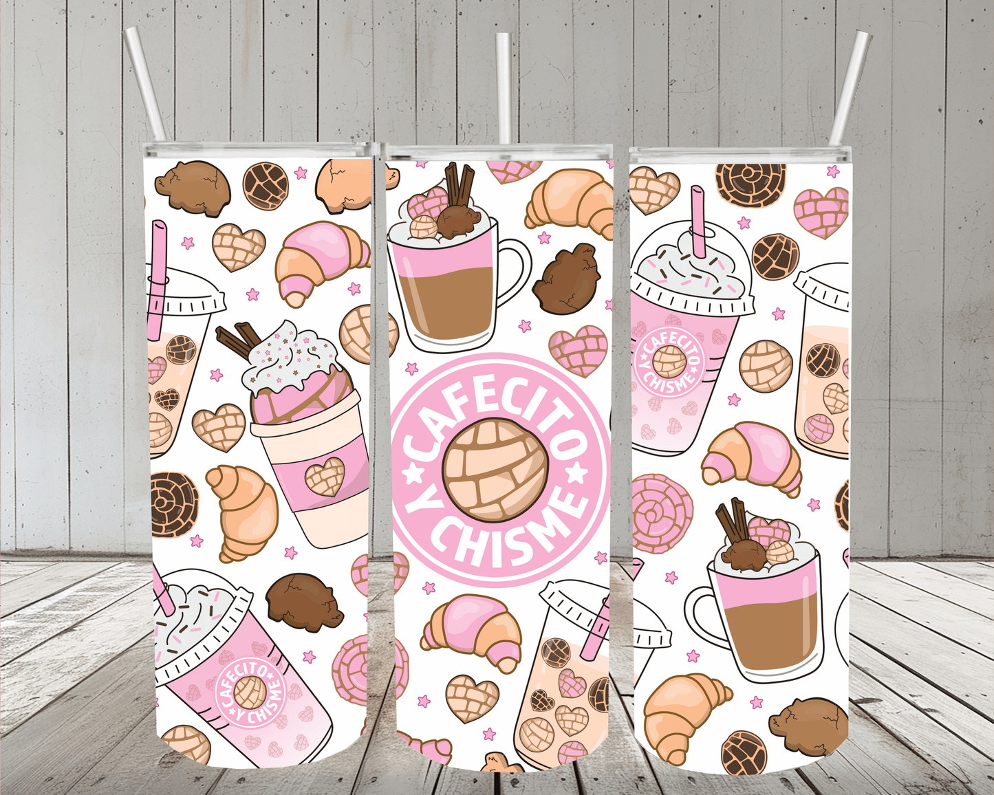 Conchas 20oz Skinny Tumbler or Design