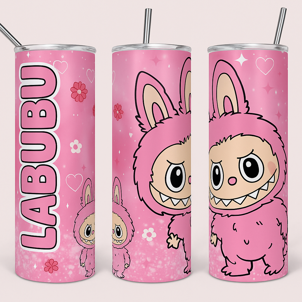 Cartoon 20oz Skinny Tumbler or Design