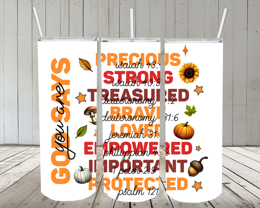 Christian  20oz Skinny Design 105