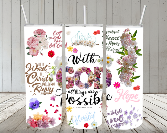 Christian  20oz Skinny Design 134