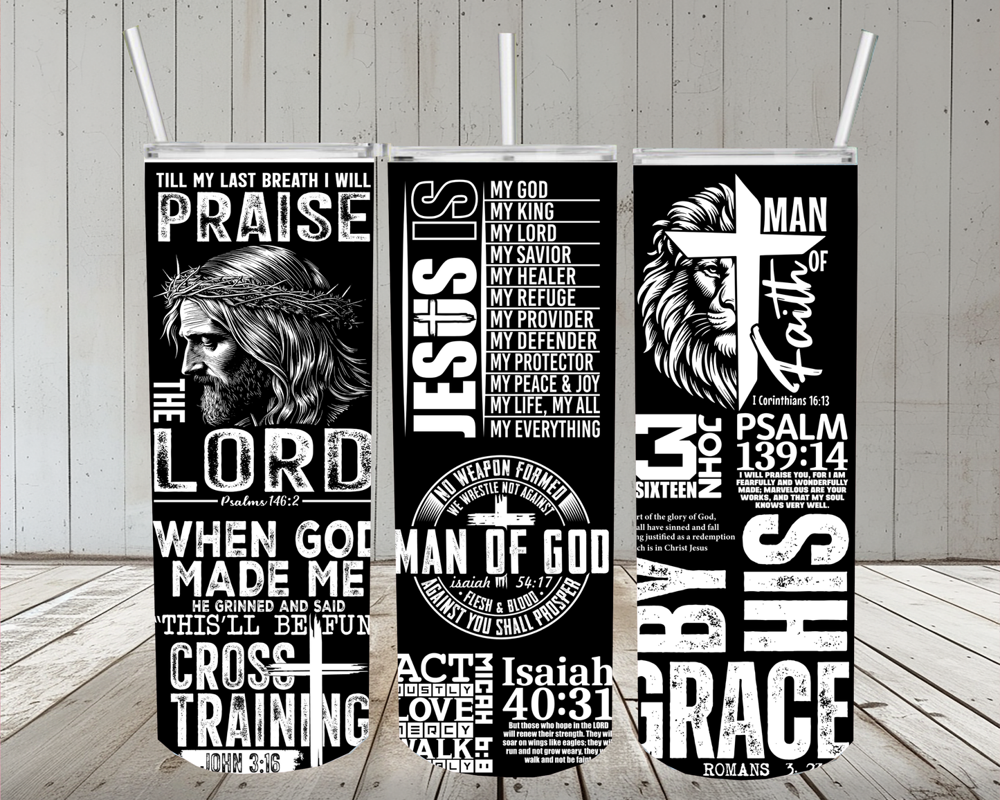 Christian  20oz Skinny Design 144