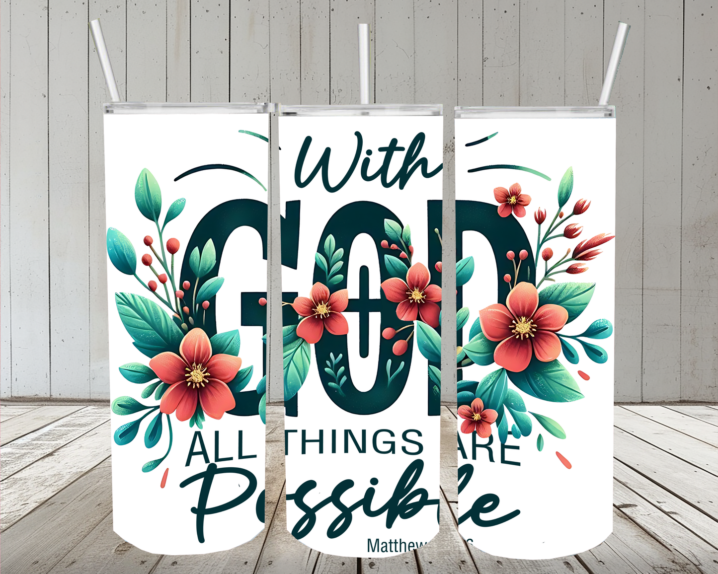 Christian  20oz Skinny Design 176