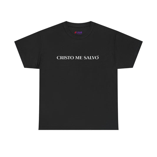 CRISTO ME SALVÓ – Faith Statement Tee