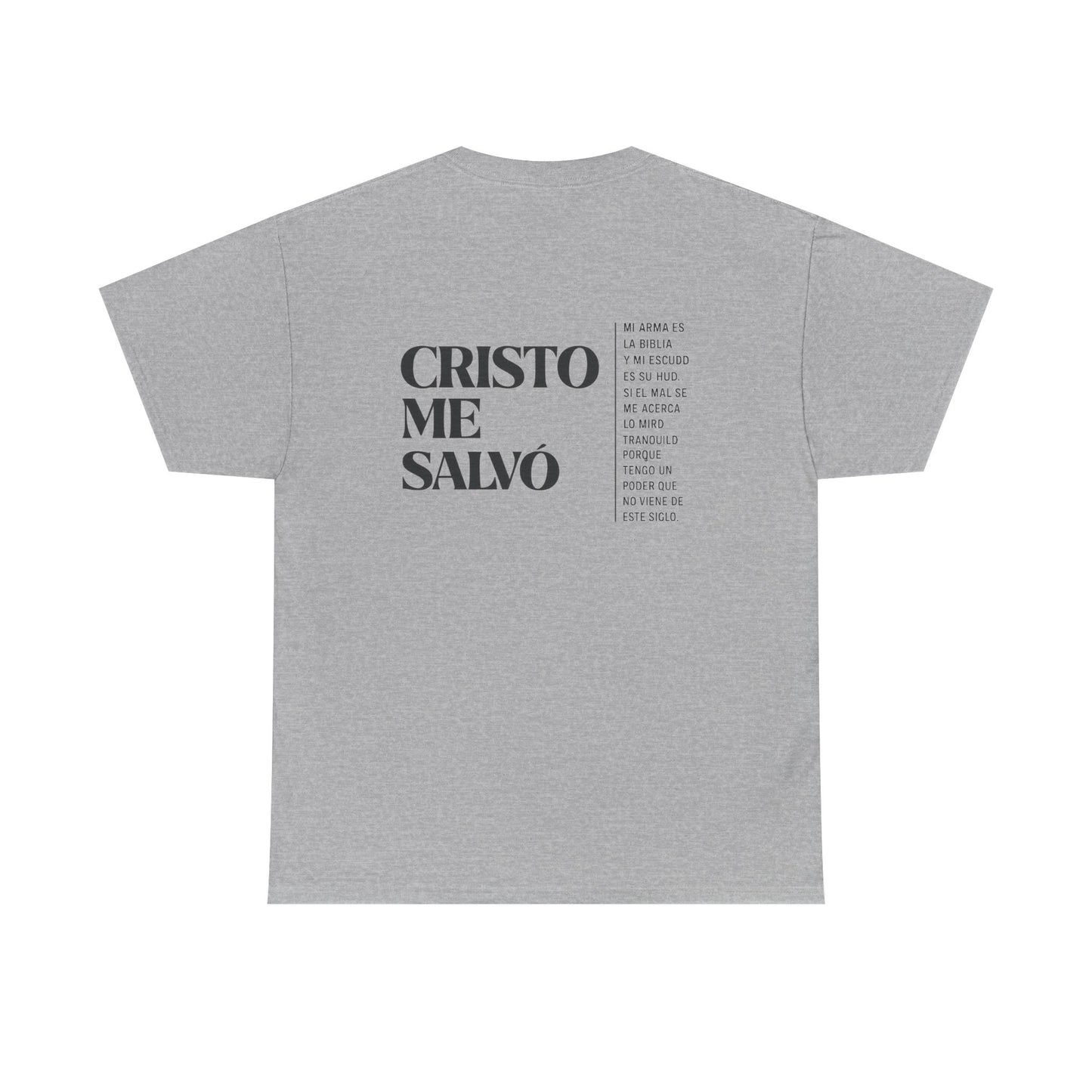 CRISTO ME SALVÓ – Faith Statement Tee