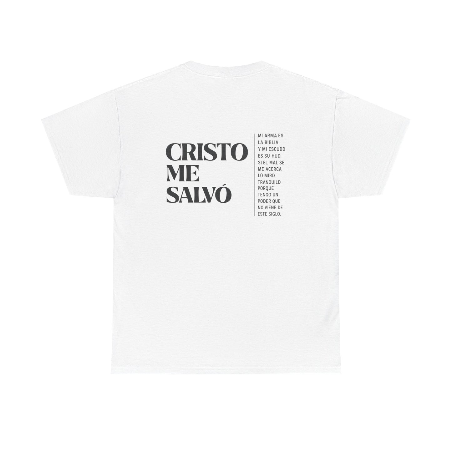 CRISTO ME SALVÓ – Faith Statement Tee