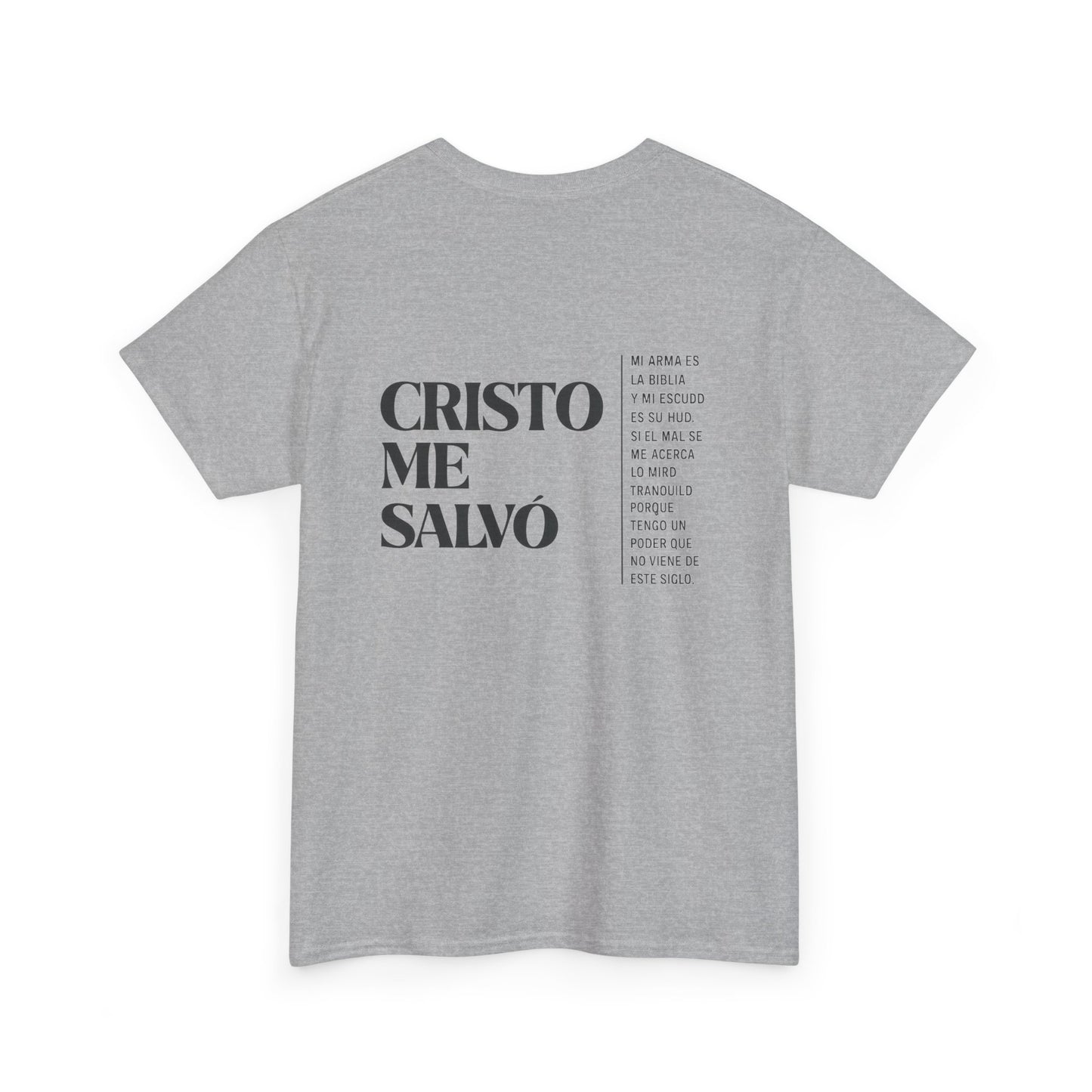 CRISTO ME SALVÓ – Faith Statement Tee