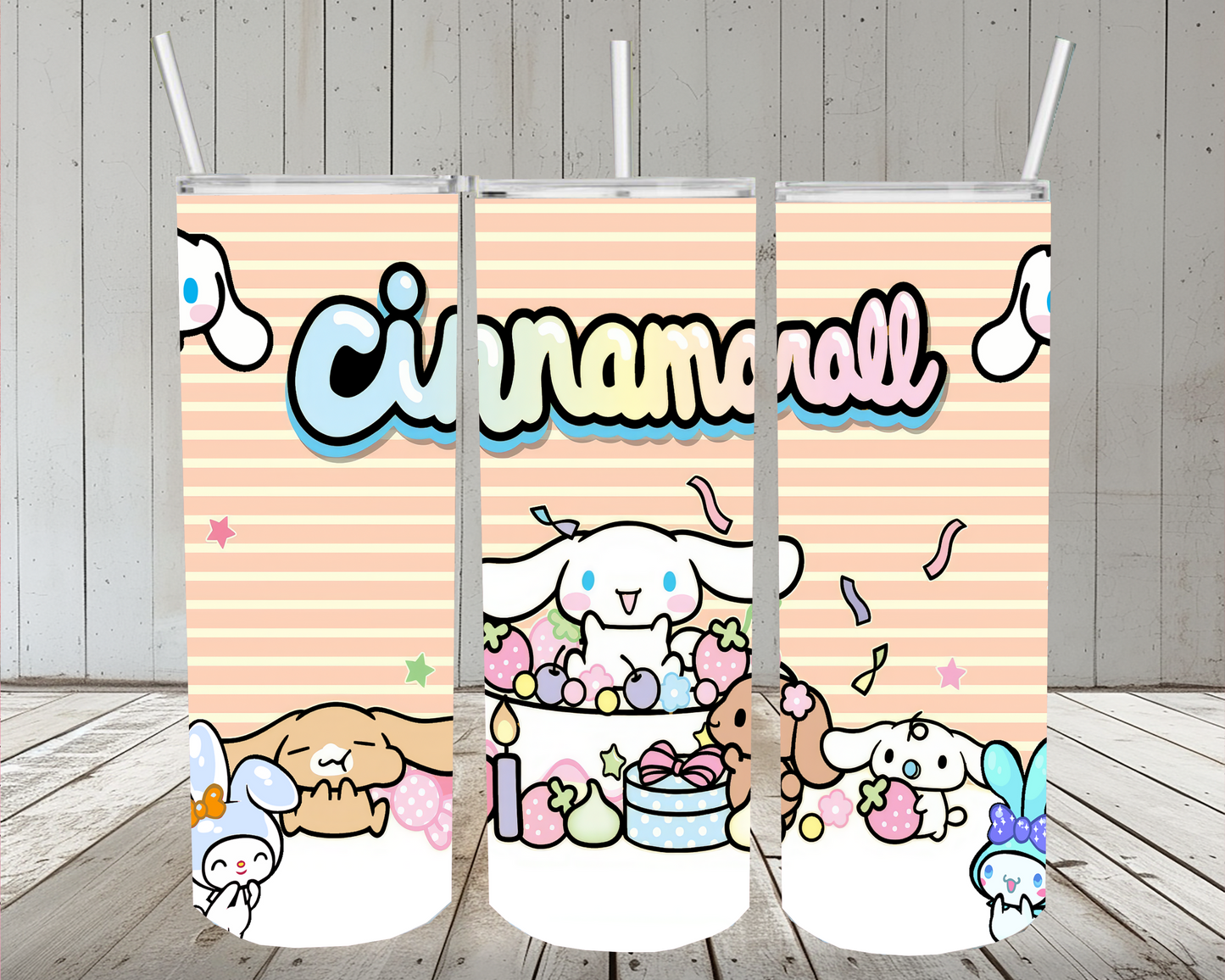 Cartoon 20oz Skinny Tumbler or Design