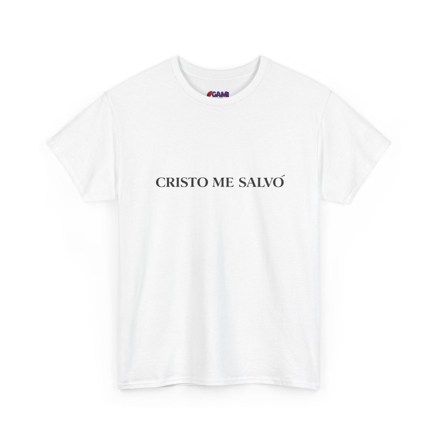 CRISTO ME SALVÓ – Faith Statement Tee
