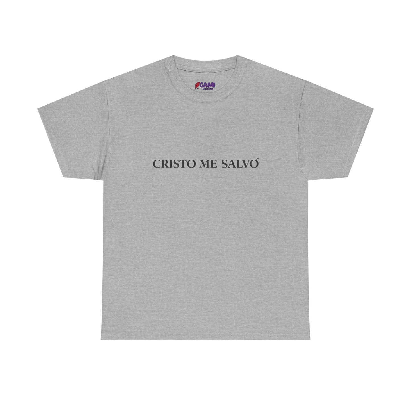 CRISTO ME SALVÓ – Faith Statement Tee