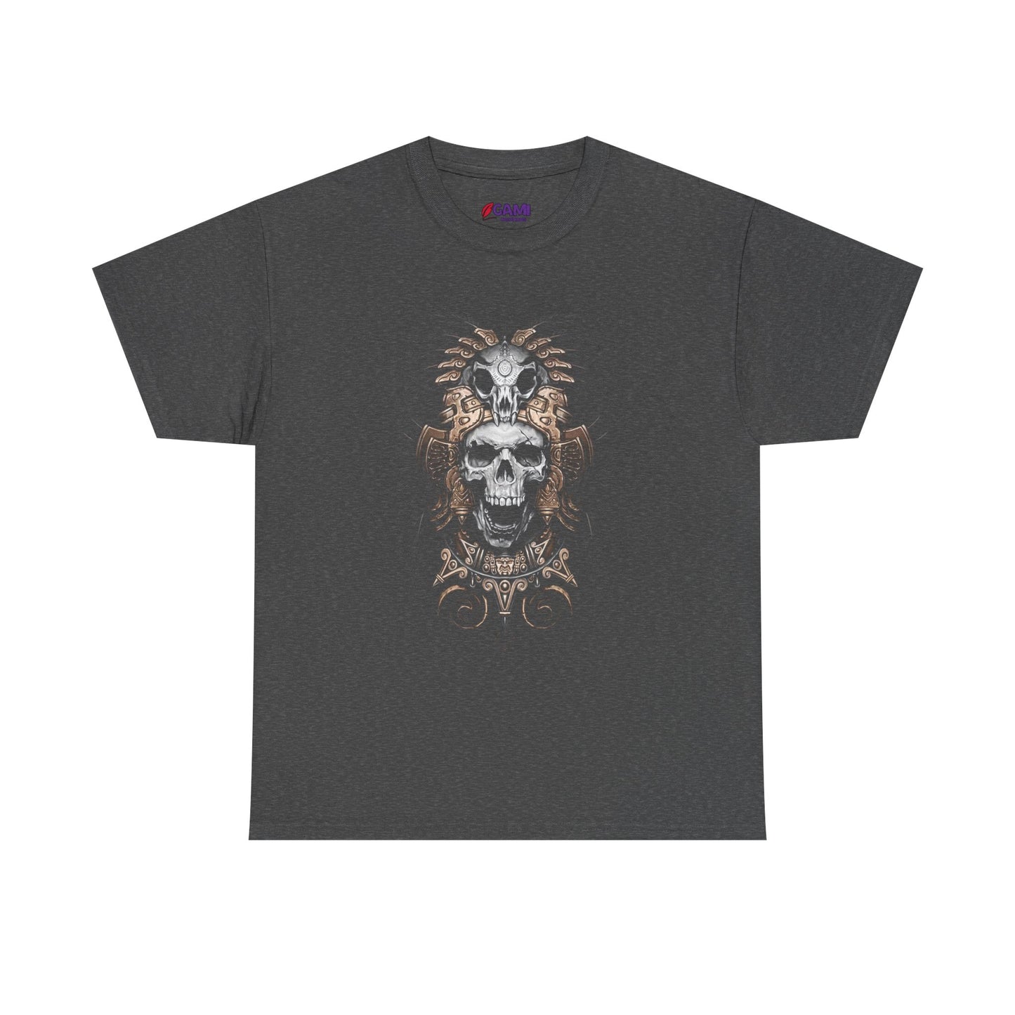 Camiseta Calavera Prehispánica – Arte Ancestral Mexica