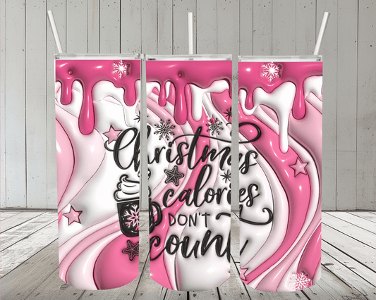 Christmas 20oz Skinny Tumbler or Design