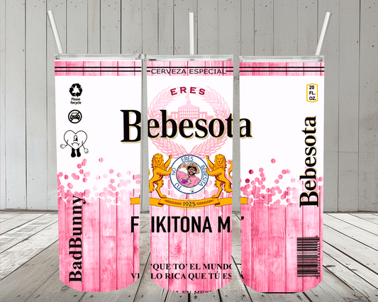 Bebesota 20oz Skinny Tumbler or Design