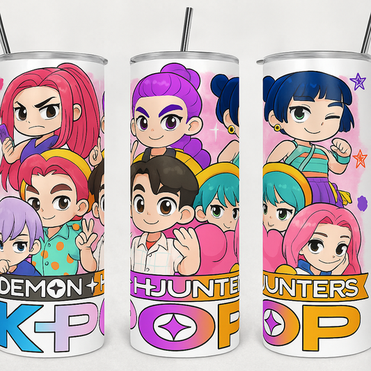 Movie 20oz Skinny Tumbler or Design