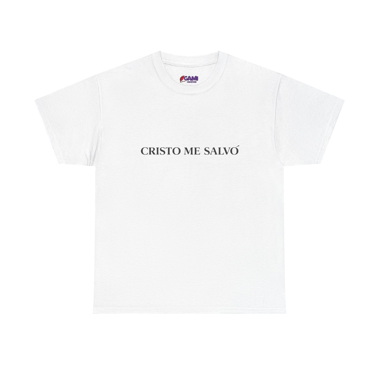 CRISTO ME SALVÓ – Faith Statement Tee