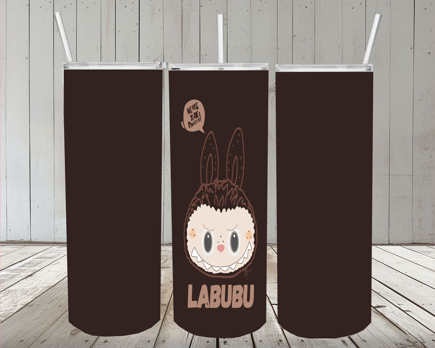 Cartoon 20oz Skinny Tumbler or Design