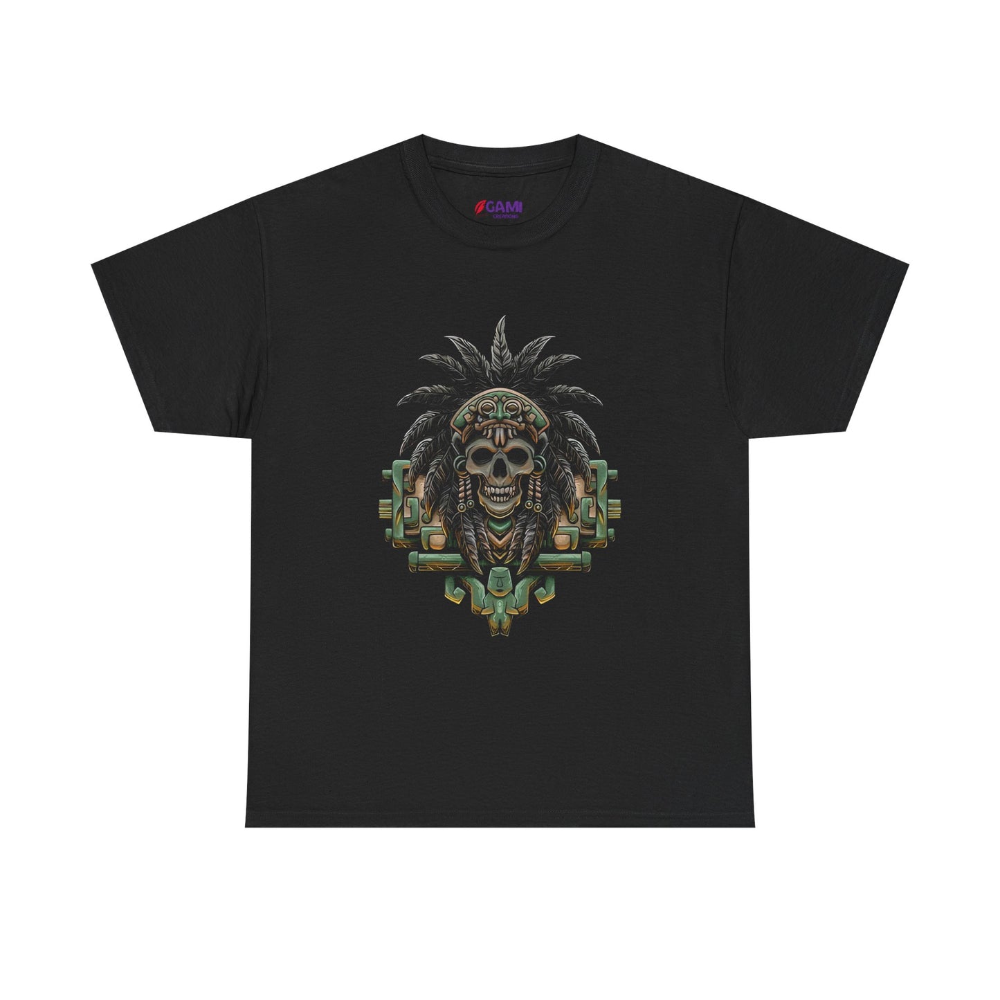 Camiseta Calavera Prehispánica – Arte Ancestral Mexica