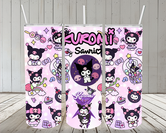 Cartoon 20oz Skinny Tumbler or Design