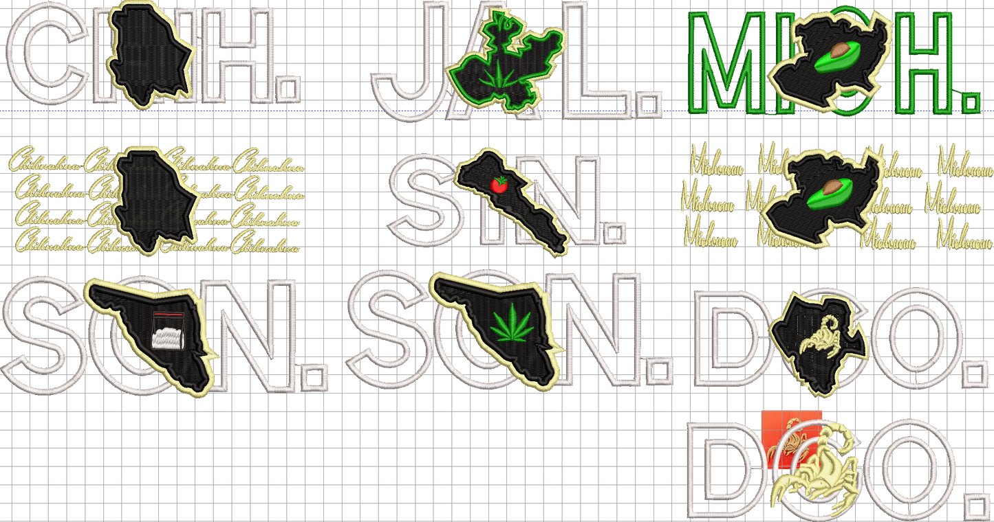 ESTADOS DEL NORTE DESIGNS