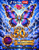 Personalized TikTok LIVE Fan Club Recognition Plaque | Level 30, Level 40 & Level 50 | Custom Creator Award | Premium Dye Sublimation