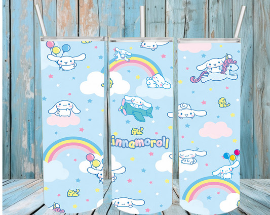 Cartoon 20oz Skinny Tumbler or Design