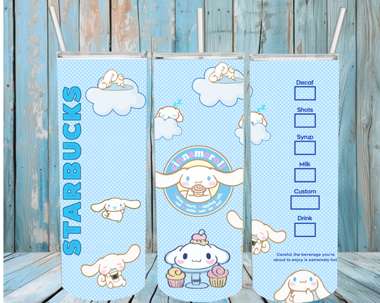 Cartoon 20oz Skinny Tumbler or Design