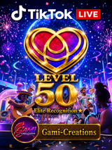 Personalized TikTok LIVE Fan Club Recognition Plaque | Level 30, Level 40 & Level 50 | Custom Creator Award | Premium Dye Sublimation